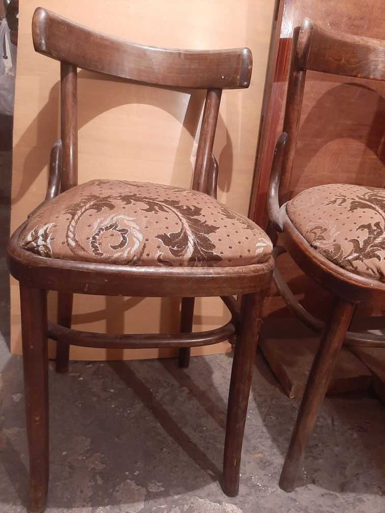 2 krzesła vintage, lata 70-te(2 krzesła 100zl)