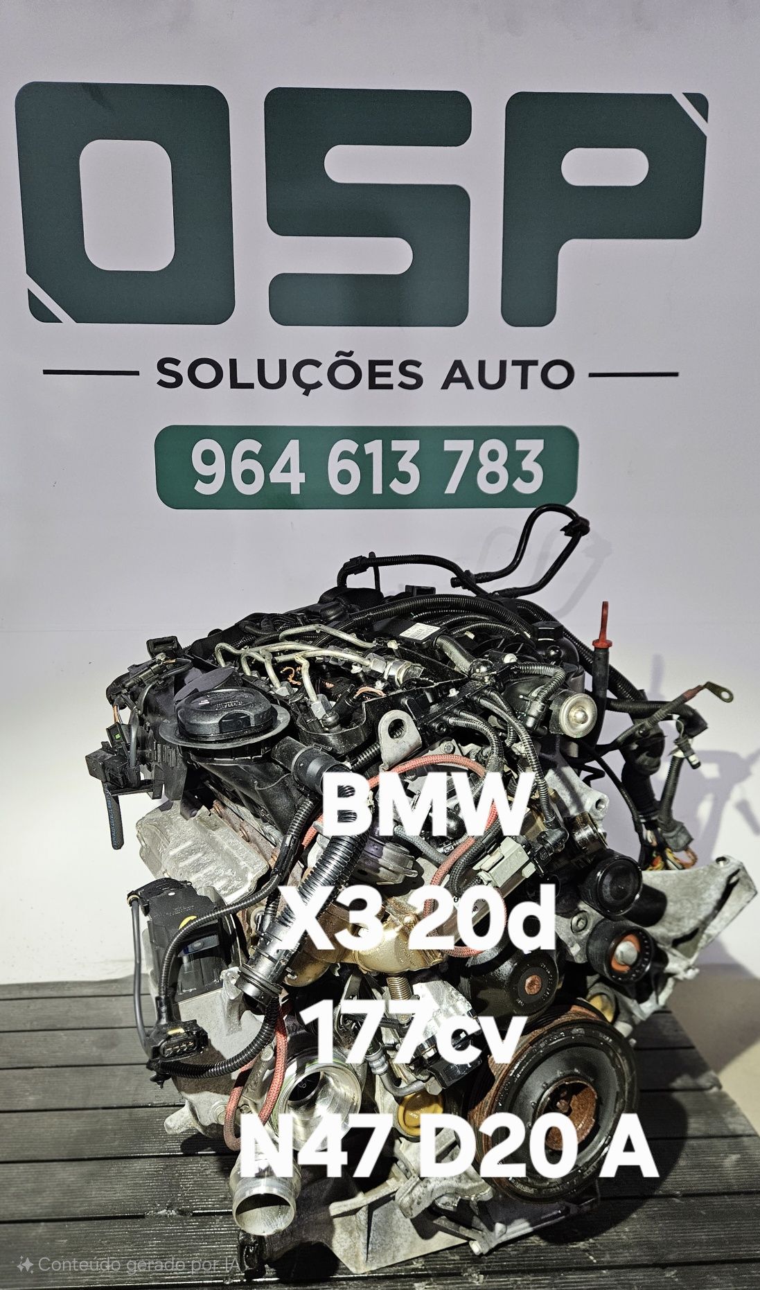 Motor BMW 20d 177cv N47 D20 A