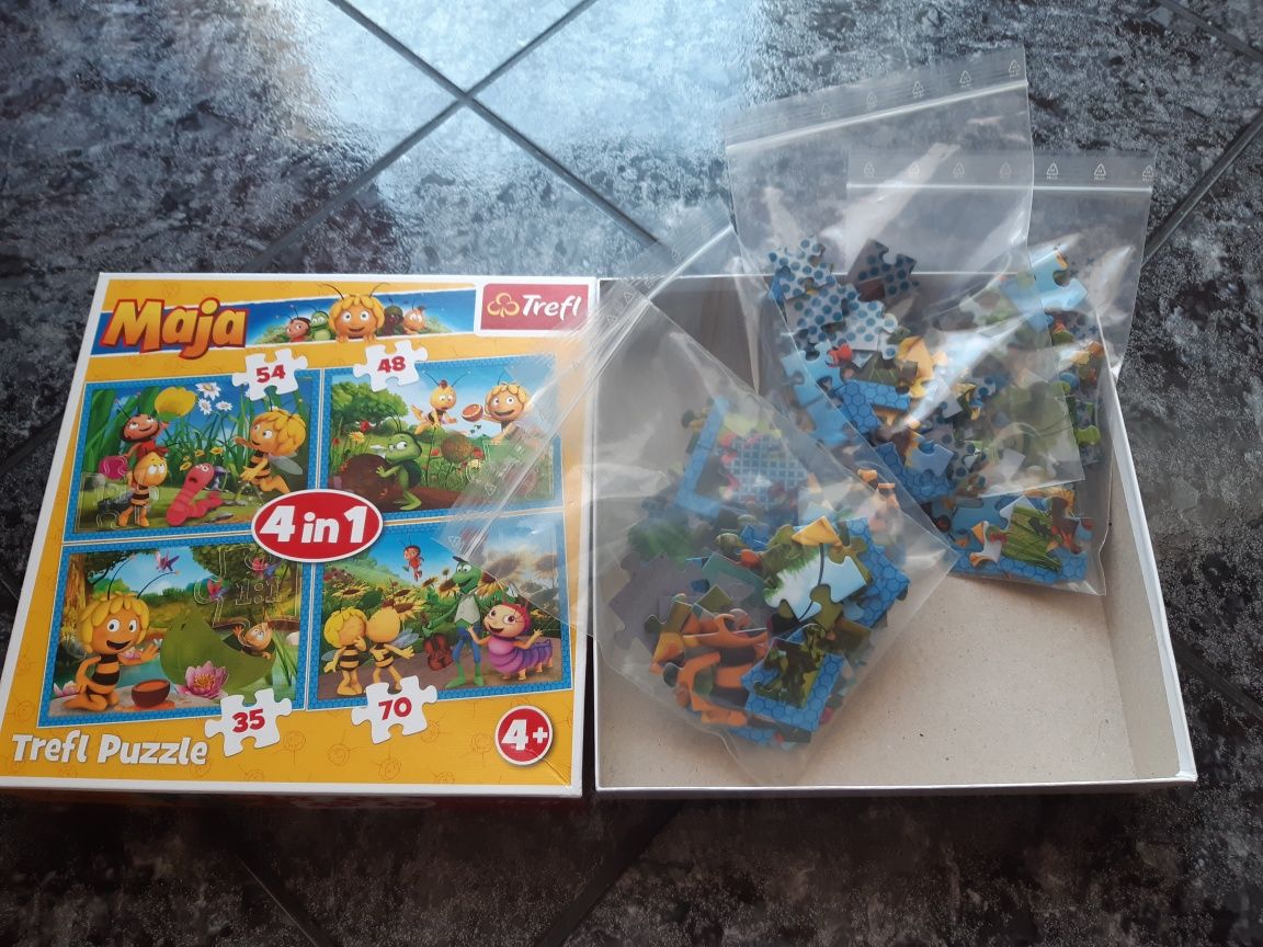 Puzzle Trefk 4 in 1 pszczółka Maja