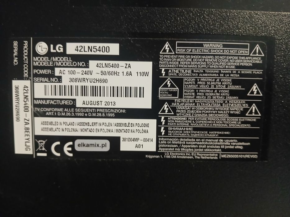 Telewizor LG  42 cale