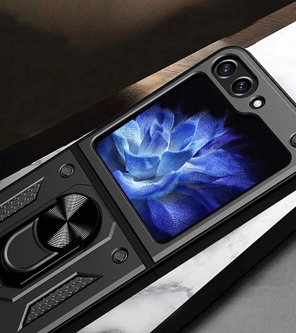 Etui Hybrid Armor Camshield do Z Flip 5/5G czarne