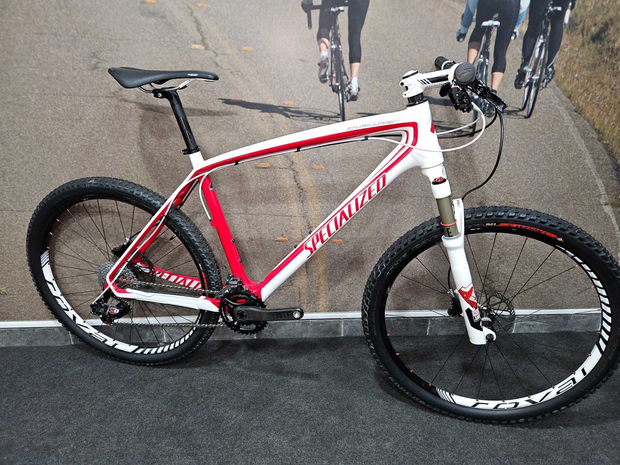 Stumpjumper Expert Carbon Vermelho/Branco T-19