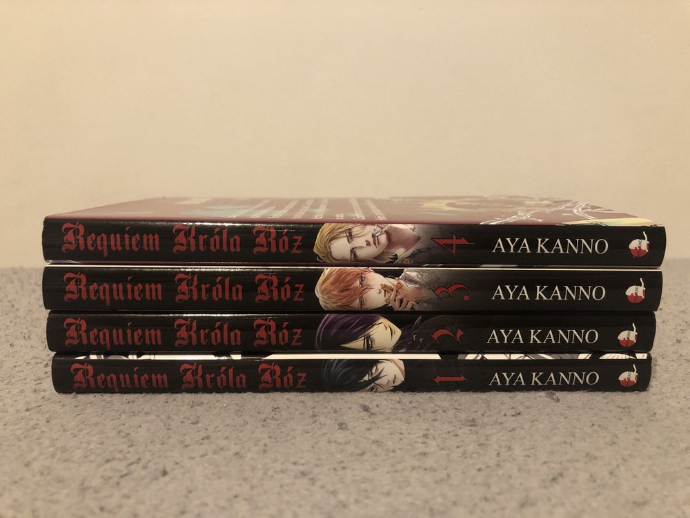 Manga Requiem Króla Róż tomy 1-4