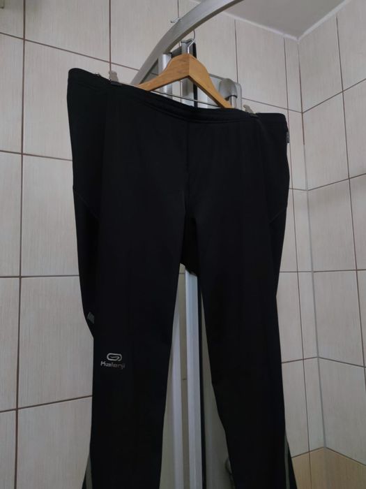 spodnie spodenki sportowe Kalenji 2XL XXL elastyczne sport retro drip