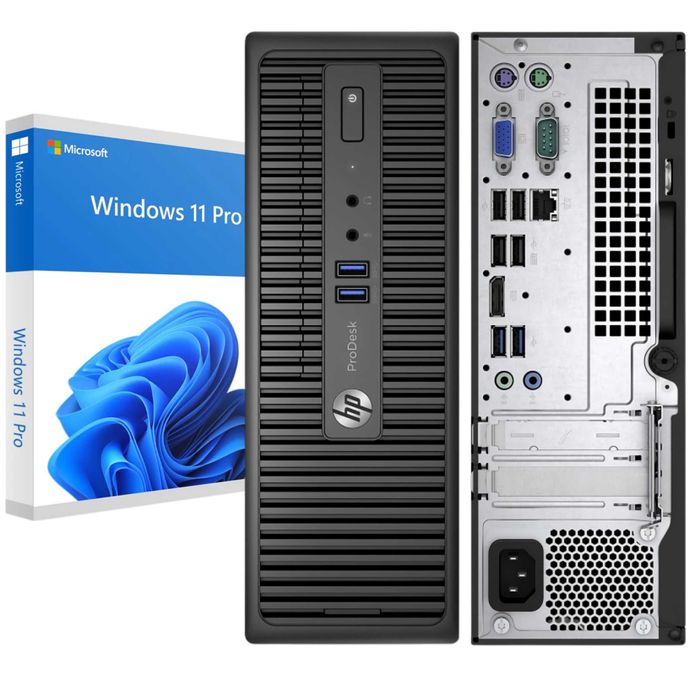 komputer HP ProDesk 400 G3 SFF i3-6100 2x 2.7GHz 8GB 500GB Windows 10