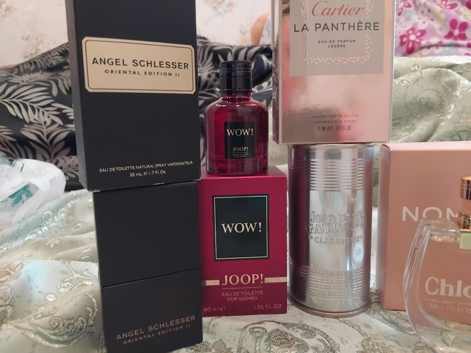 Guerlain,JOOP,Dsguared2,Kenzo,Mancera,Jean Paul Gaultier,Cartier,Оригі