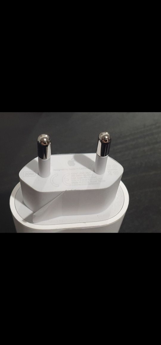 Ładowarka + przewód Apple 20W USB C - Lightning
