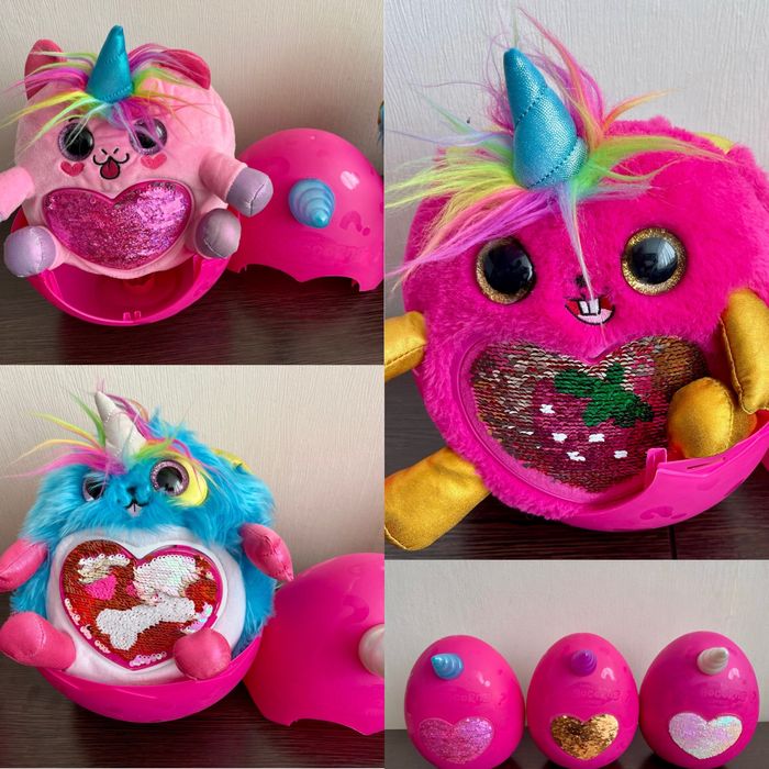 М’яка іграшка-сюрприз у яйці Rainbocorn