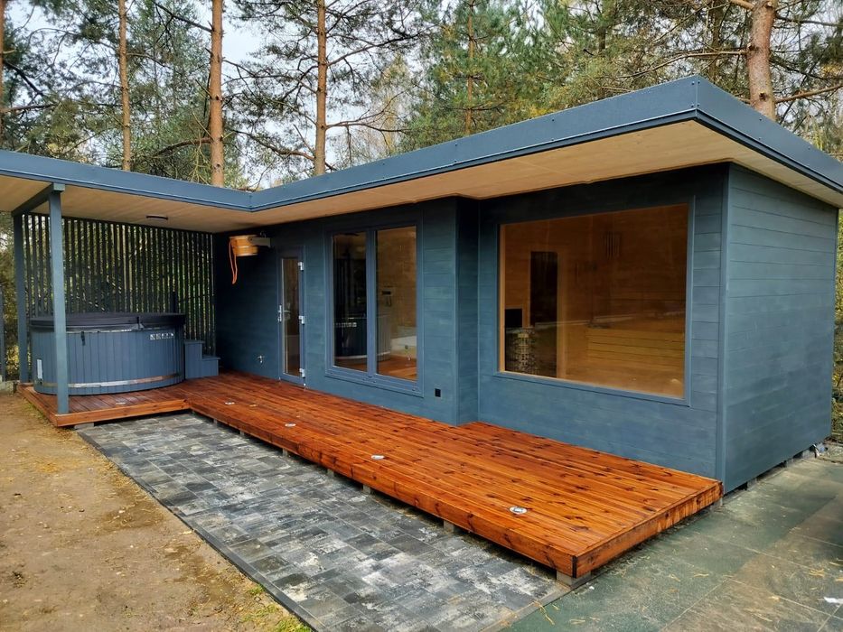 Sauna Optimal Max 32 m z balią i rekreacją