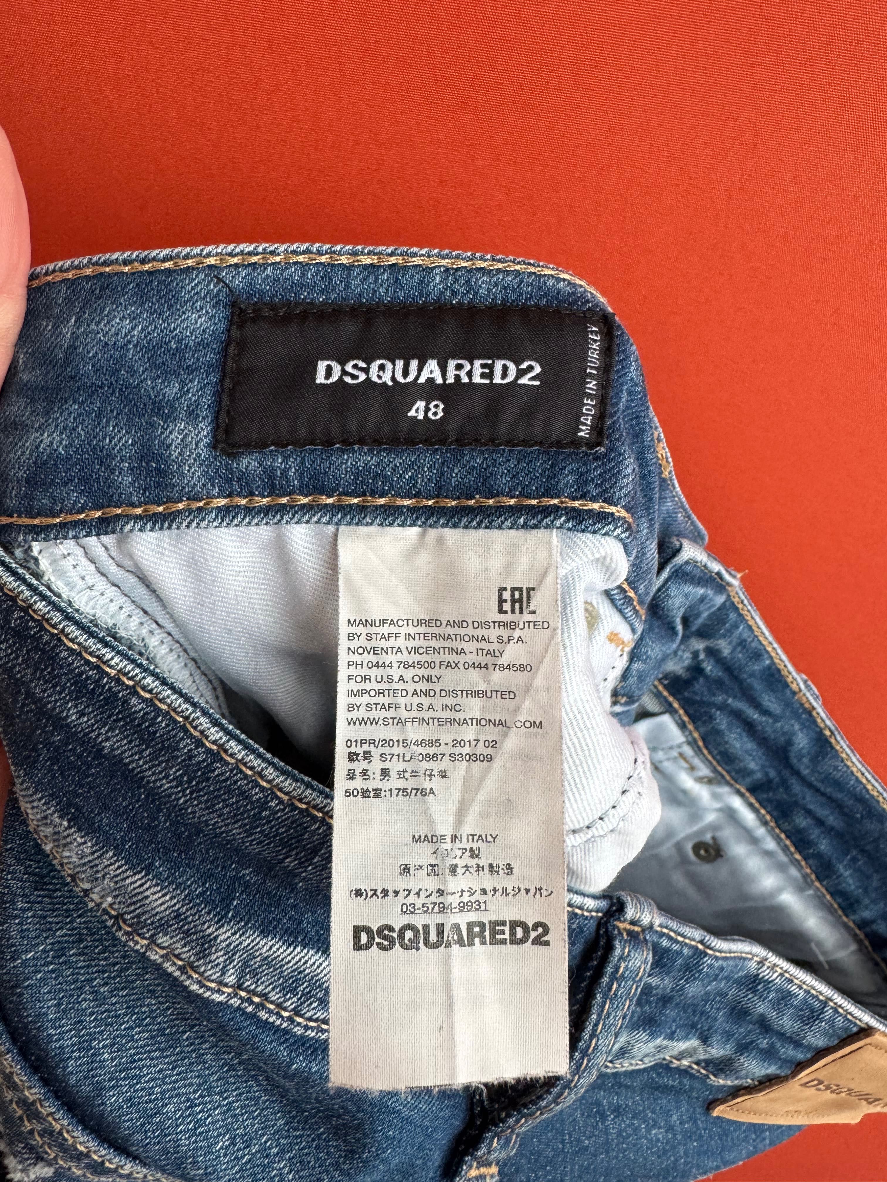 Dsquared Оригінал чоловічі джинси штани розмір 31 32