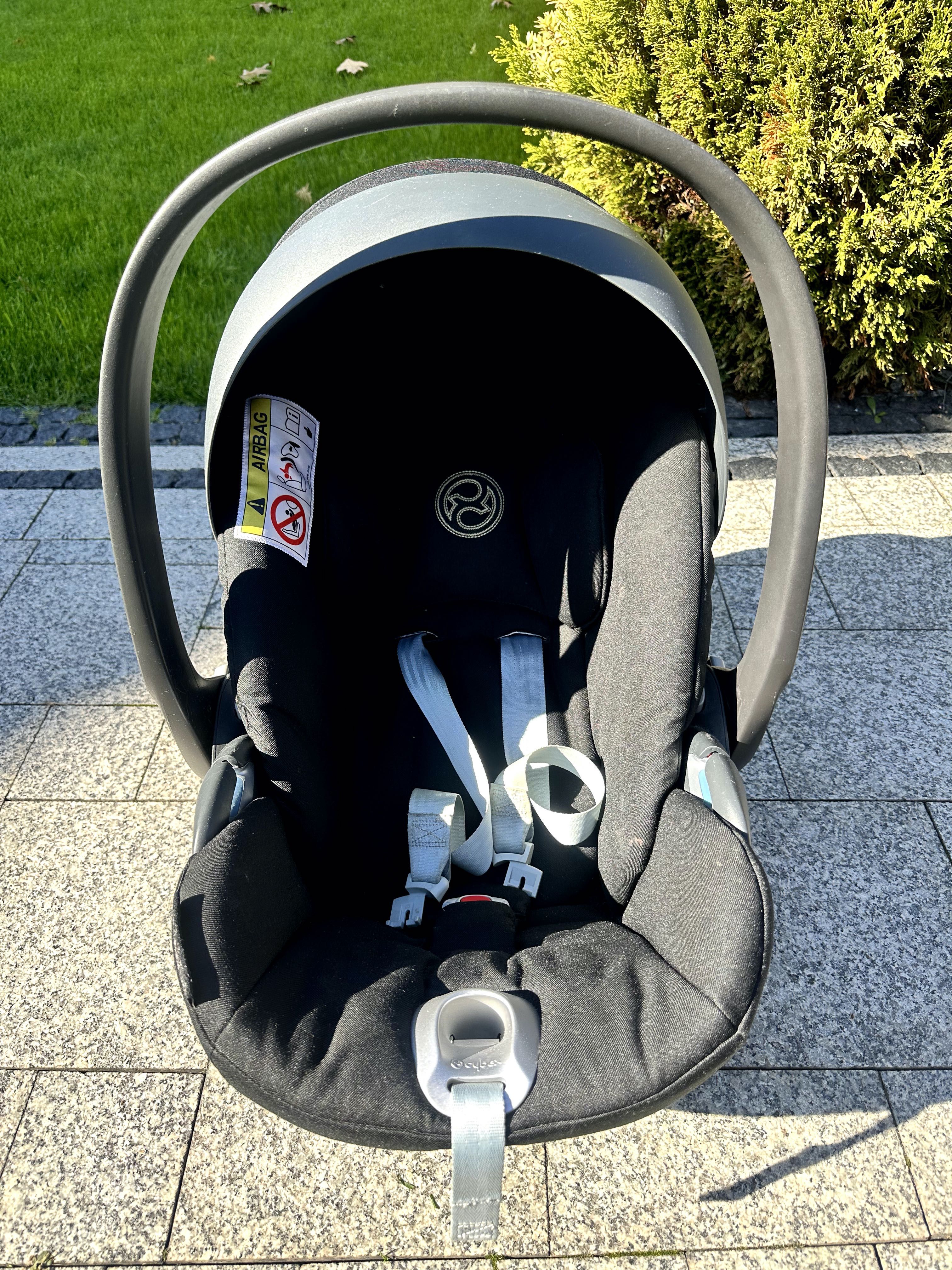 fotelik + baza Cybex Cloud T i-size czarny | b.dobry stan