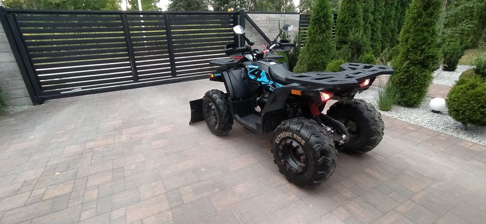 Quad Fourcraft 250 wyciągarka pług przyczepa