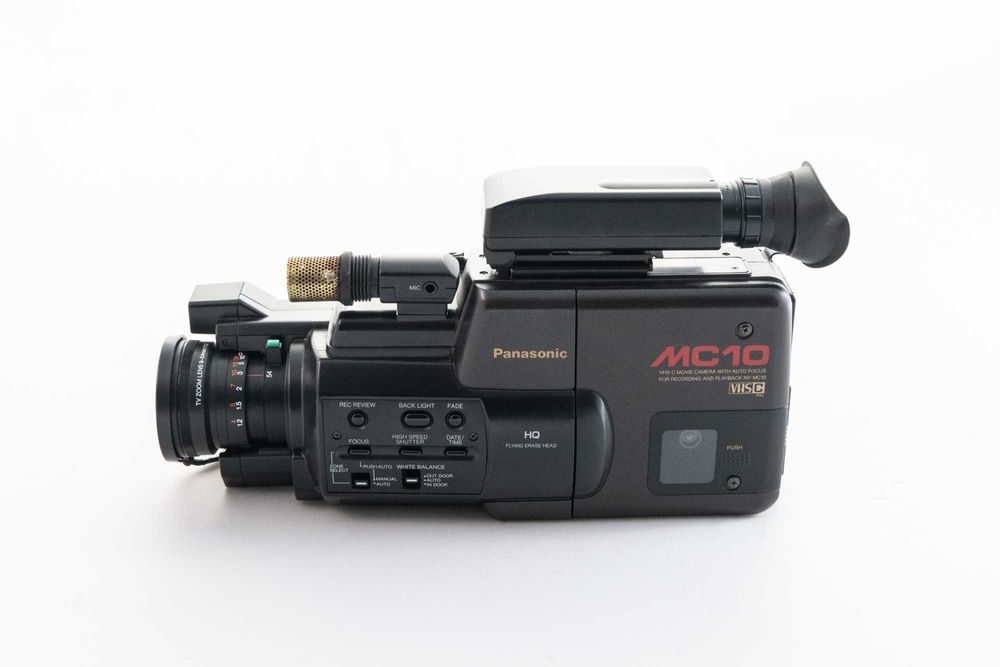 Kamera VHSC HQ Panasonic NV-MC10 cały zestaw vintage