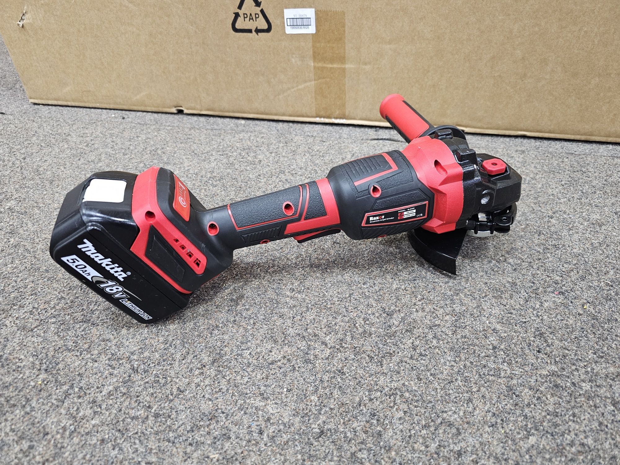 Бесплатная Доставка Болгарка Аккумуляторная  Razor BLB-125Pro