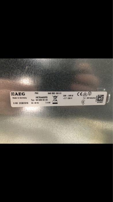 Placa induçao Hk764403fb peças