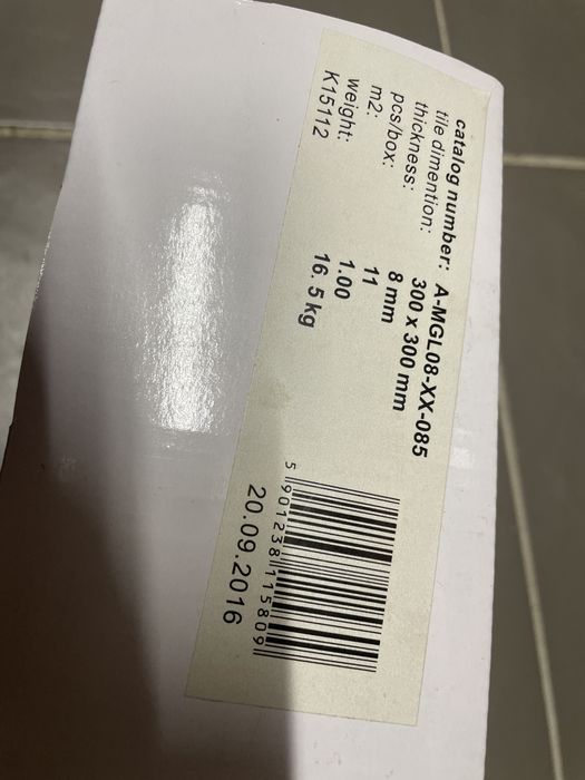 Mozaika szklana  30x30 różowa