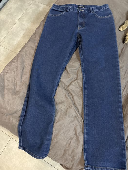 Jeansy granatowe