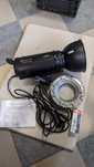 Zestaw studyjny 2x lampa i statyw quantuum + softbox 60x90 i 80x120