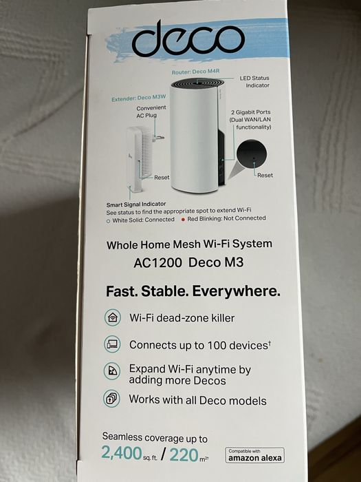domowy system Wi-Fi Mesh TP-Link Deco M3 AC1200