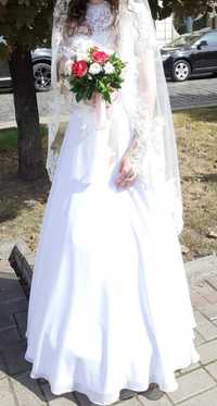 Модельне Весільне Білосніжне плаття