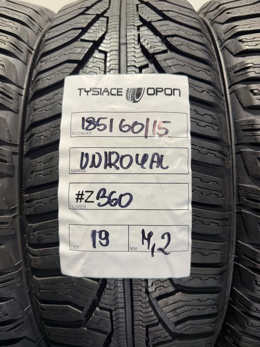 Opony Zimowe 185/60/15 Uniroyal MSPlus77 Komplet #Z360