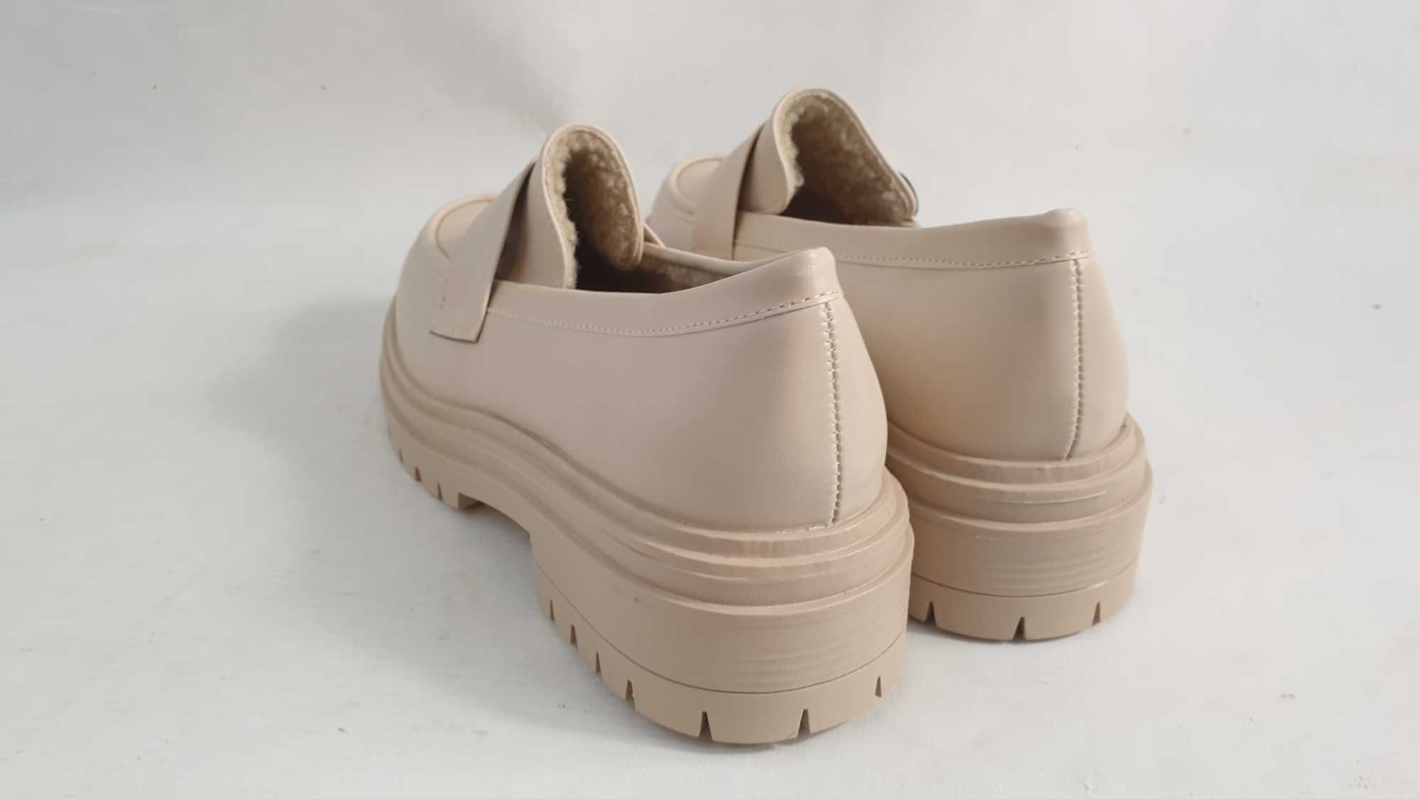 Jenny Fairy Loafersy WS5195-43 Beżowy rozmiar  38