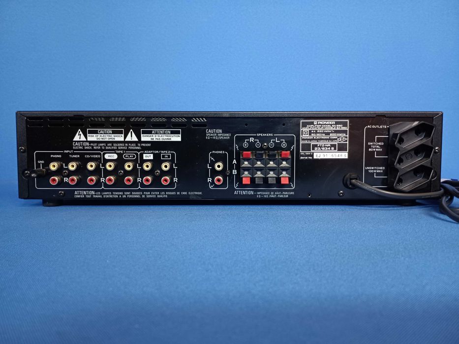 amplificador PIONEER SA 550