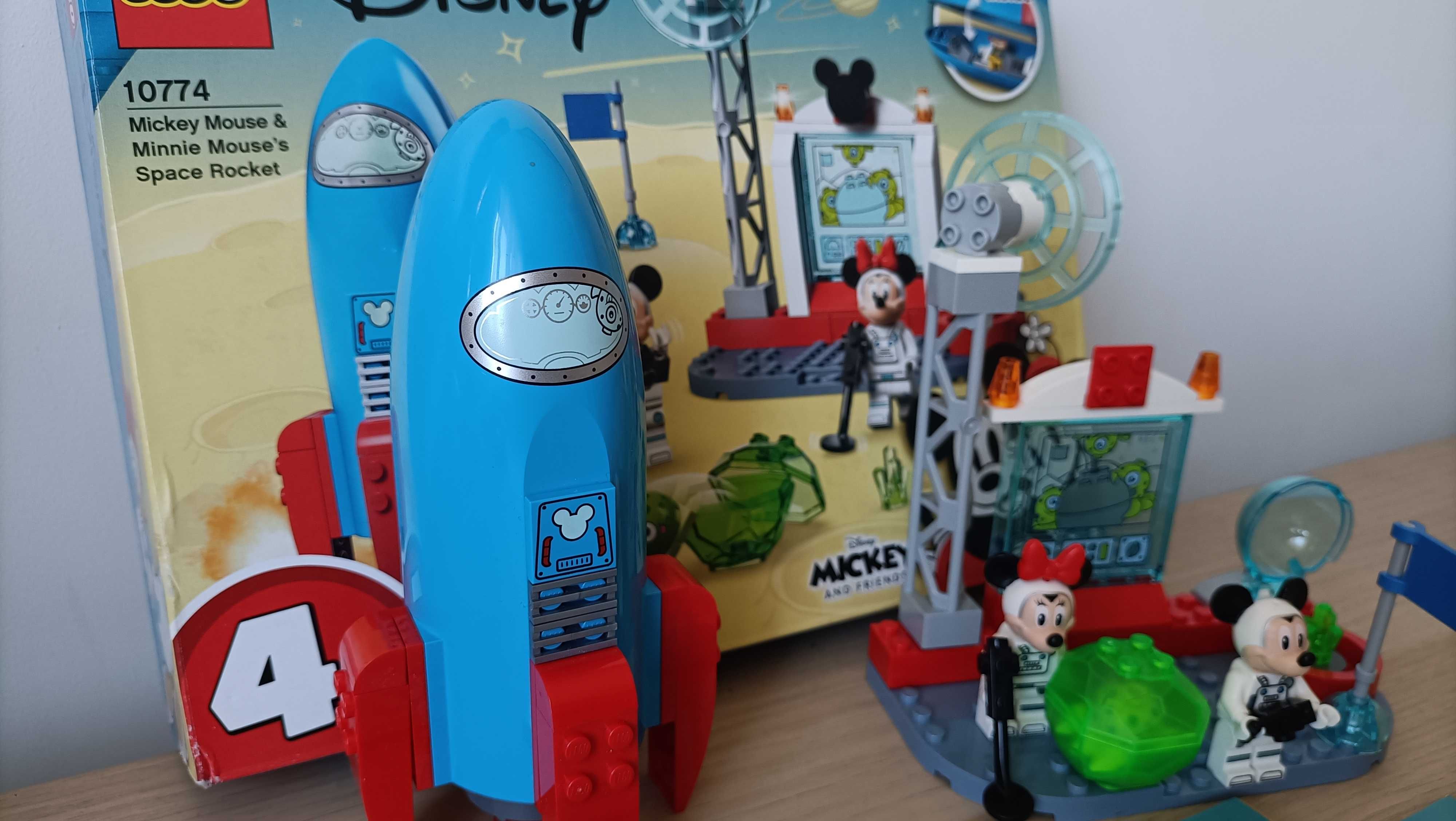 LEGO 10774 Disney Kosmiczna rakieta Myszki Miki Pudełko + Instrukcje