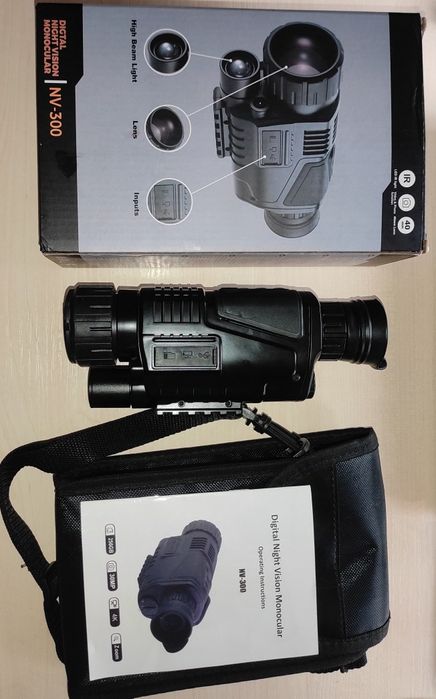 Монокуляр нічного бачення, камера ezviz, активні навушники і ще дещо