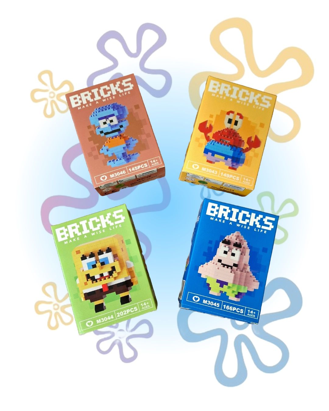 Міні-конструктори Bricks | Брікс конструктор персонажі мультфільмів