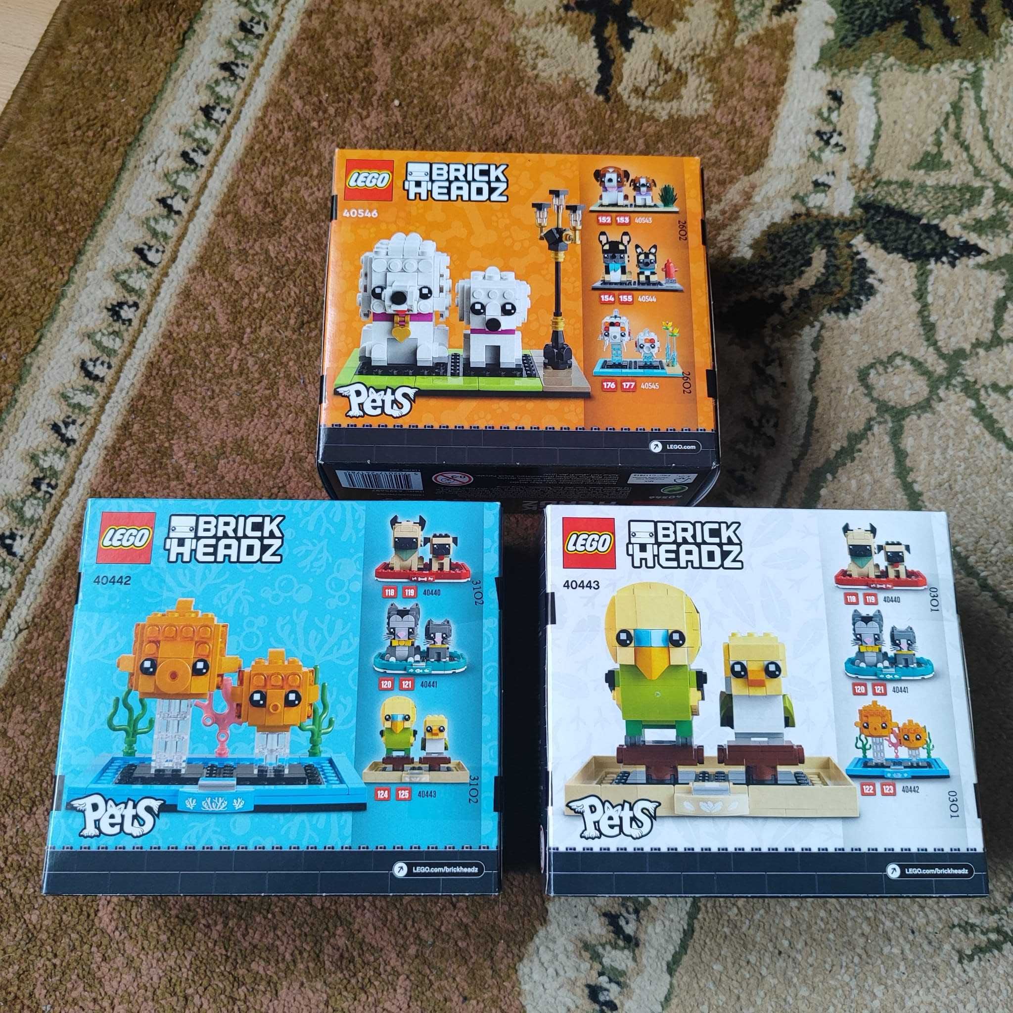 Lego 40546, 40442 i 40443