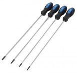 CONJUNTO 4 CHAVES TORX LONGAS ( TX15/ TX20/ TX25/TX30)  REF: S-4SST