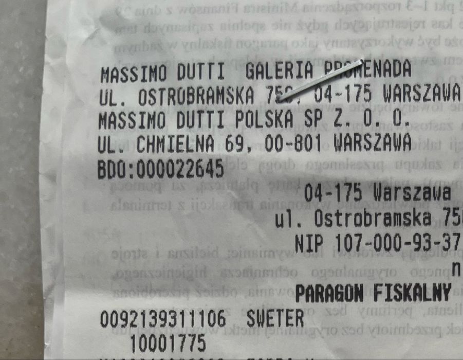 Sweter Massimo Dutti - wełna i kaszmir