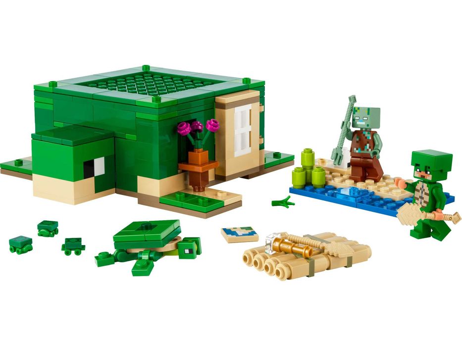 LEGO(R) MINECRAFT 21254 Domek na plaży żółwi