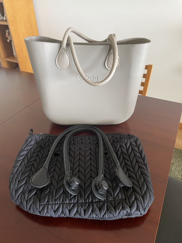 Mala O bag cinzenta