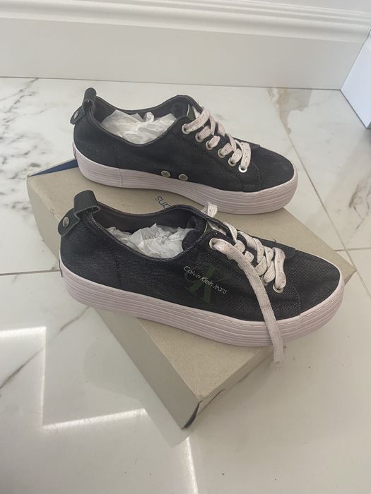 Buty trampki Calvin Klein Jeans platform wysoka podeszwa 38 38,5 39