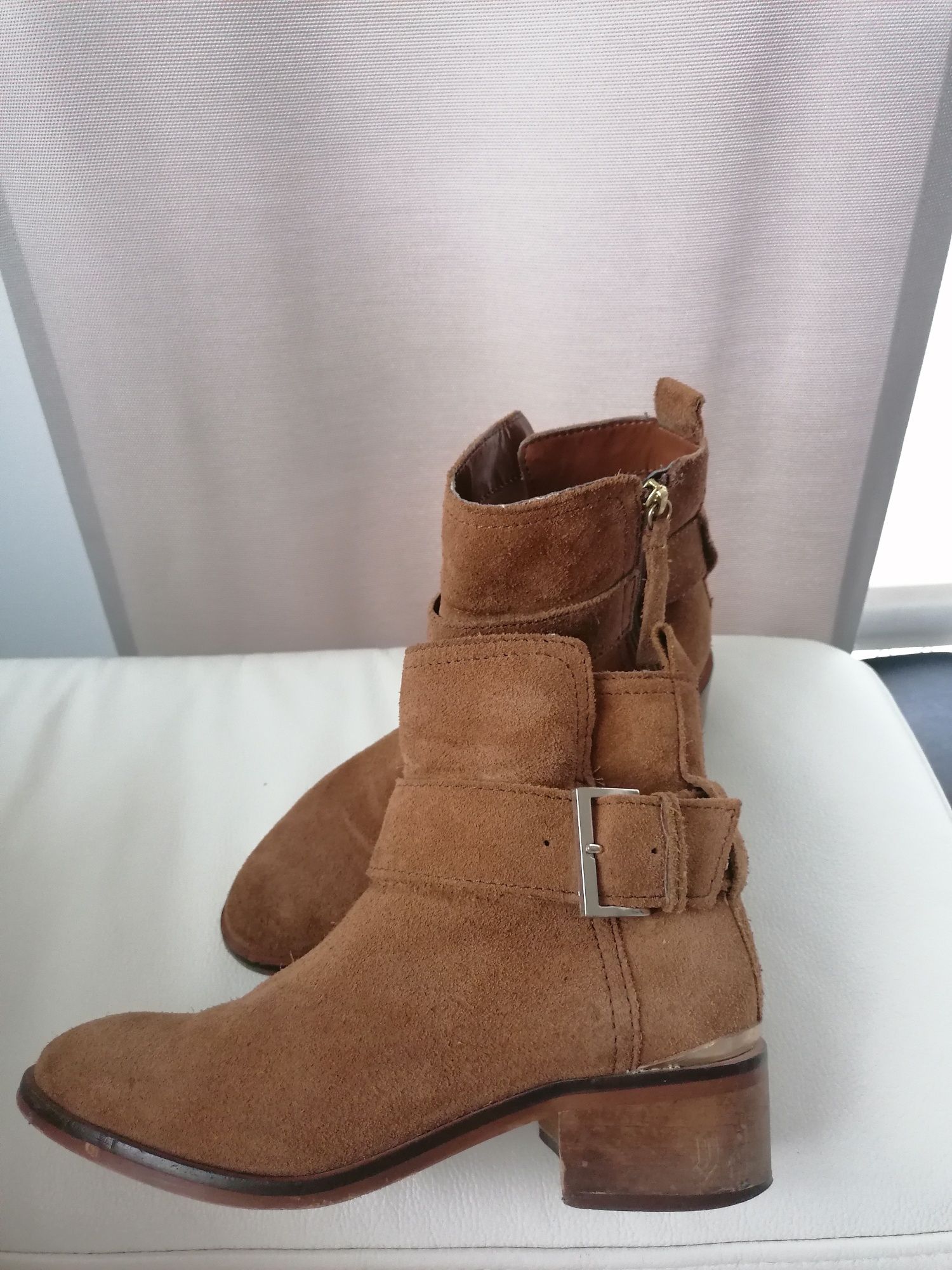 Botki skórzane stradivarius rozm. 38