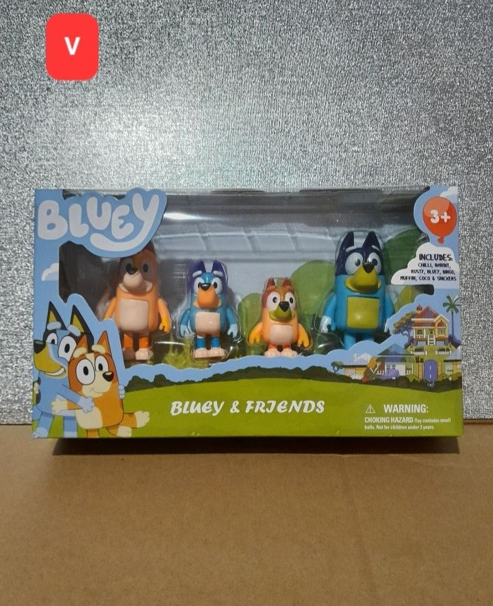 Bluey &% frjends sztywne figurki