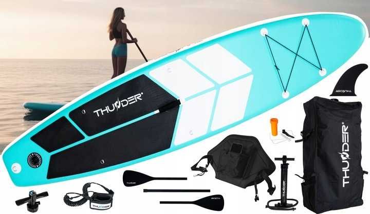 Надувна сап дошка SUP Thunder COAST MINT 320 см з веслом