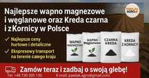 Wapna Nawozowe - Węglanowe, Magnezowe oraz Kreda Czarna i z Kornicy