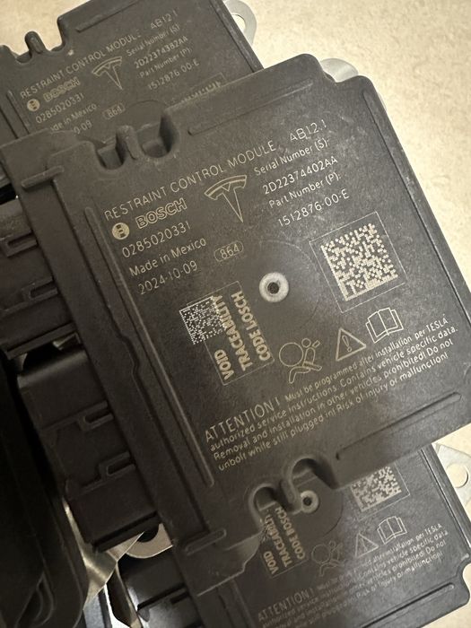 Блок E SRS RCM СРС аирбак Tesla Model 3, Y