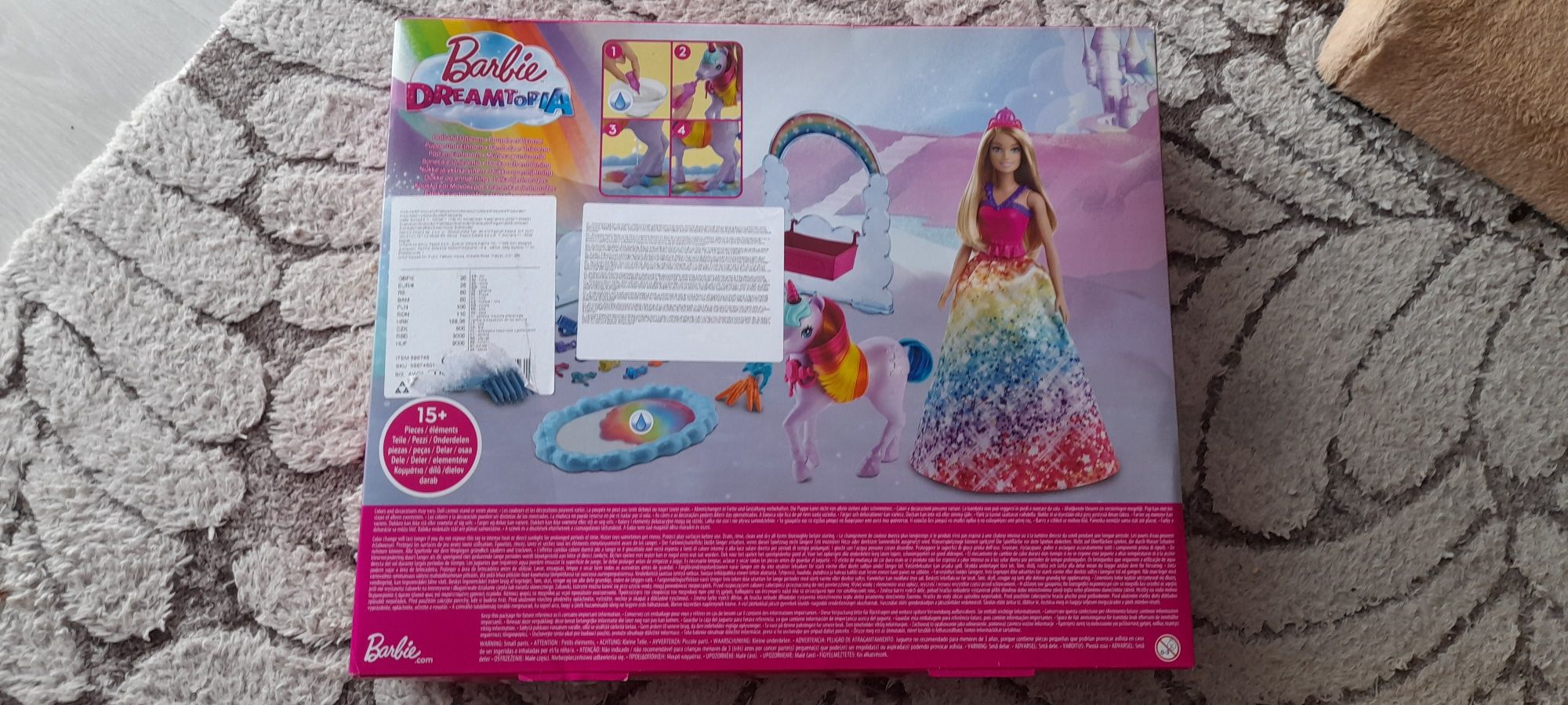 Zestaw Barbie Dreamtopia Lalka i jednorożec