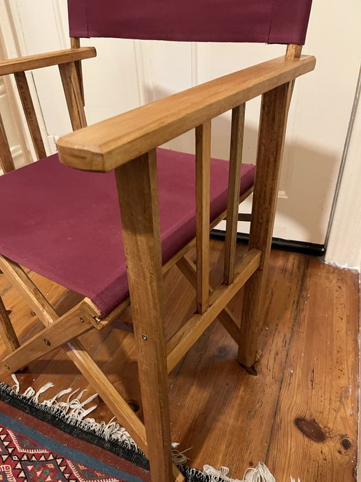 2 60Cadeiras de realizador e tecido bordot