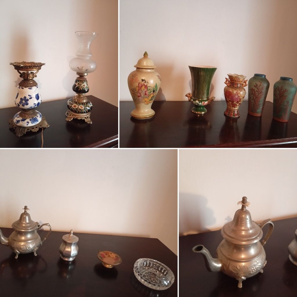 Velharias e antiguidades (decoração pratos jarras)