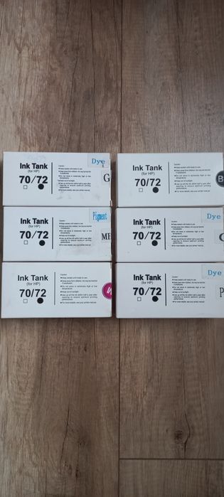 Tusze HP 72 zamienniki 130 ml, 13 szt komplet