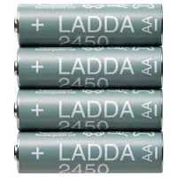 Аккумулятори Ikea Икея Ladda 2450 mAh AA пальчиковые