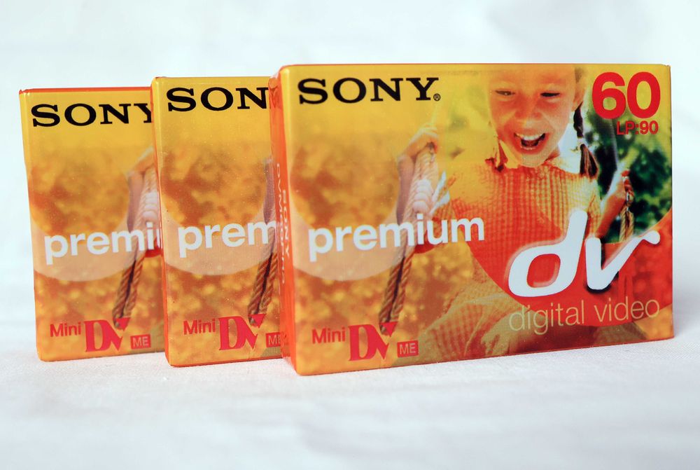 Zestaw 3 kaset SONY DV Premium 60 *JAPAN* Najtaniej * Tylko dziś 82 zł