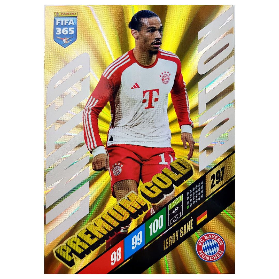 Karta Panini 2024 Fifa 365 Leroy Sane Premium Gold Limited Edition