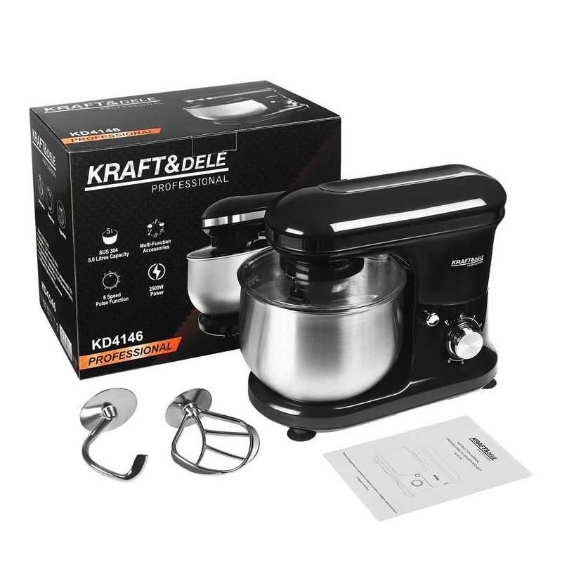 KRAFT&DELE Mikser Mixer Planetarny Robot Kuchenny 2500w 3w1 5l KD4146