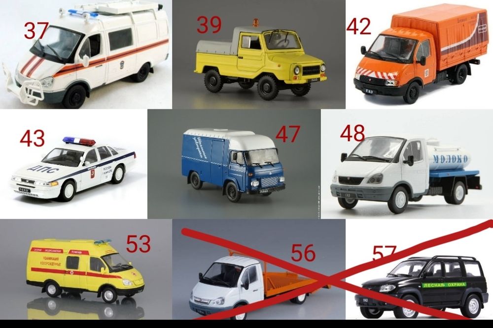 1/43 DeAgostini Автомобиль на службе